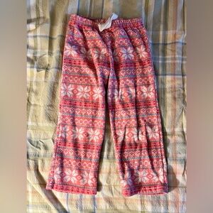 Cozy Pink‎ Snowflake Pajama Pants